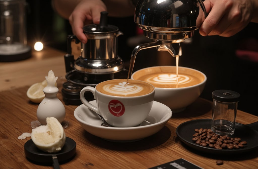 You Get a Cup of Coffee Made by Professional Baristas