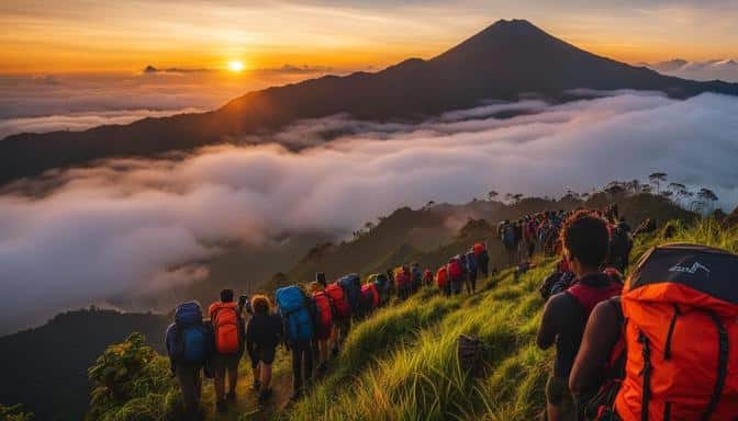 Hiking for Capturing the Beauty of the Sunrise 