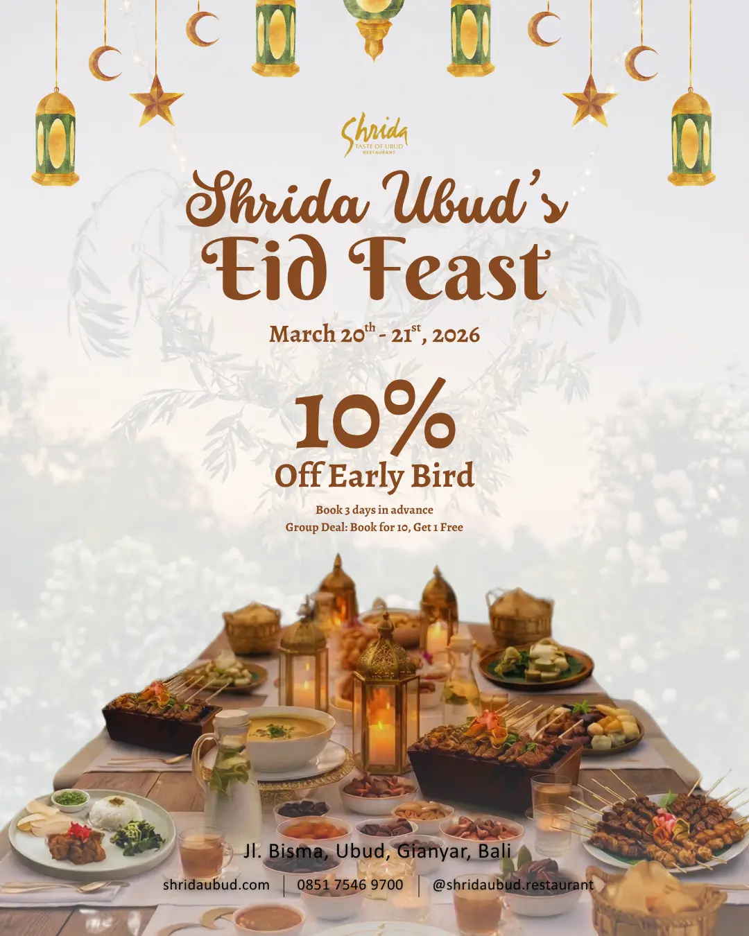 Shrida Ubud Eid Feast