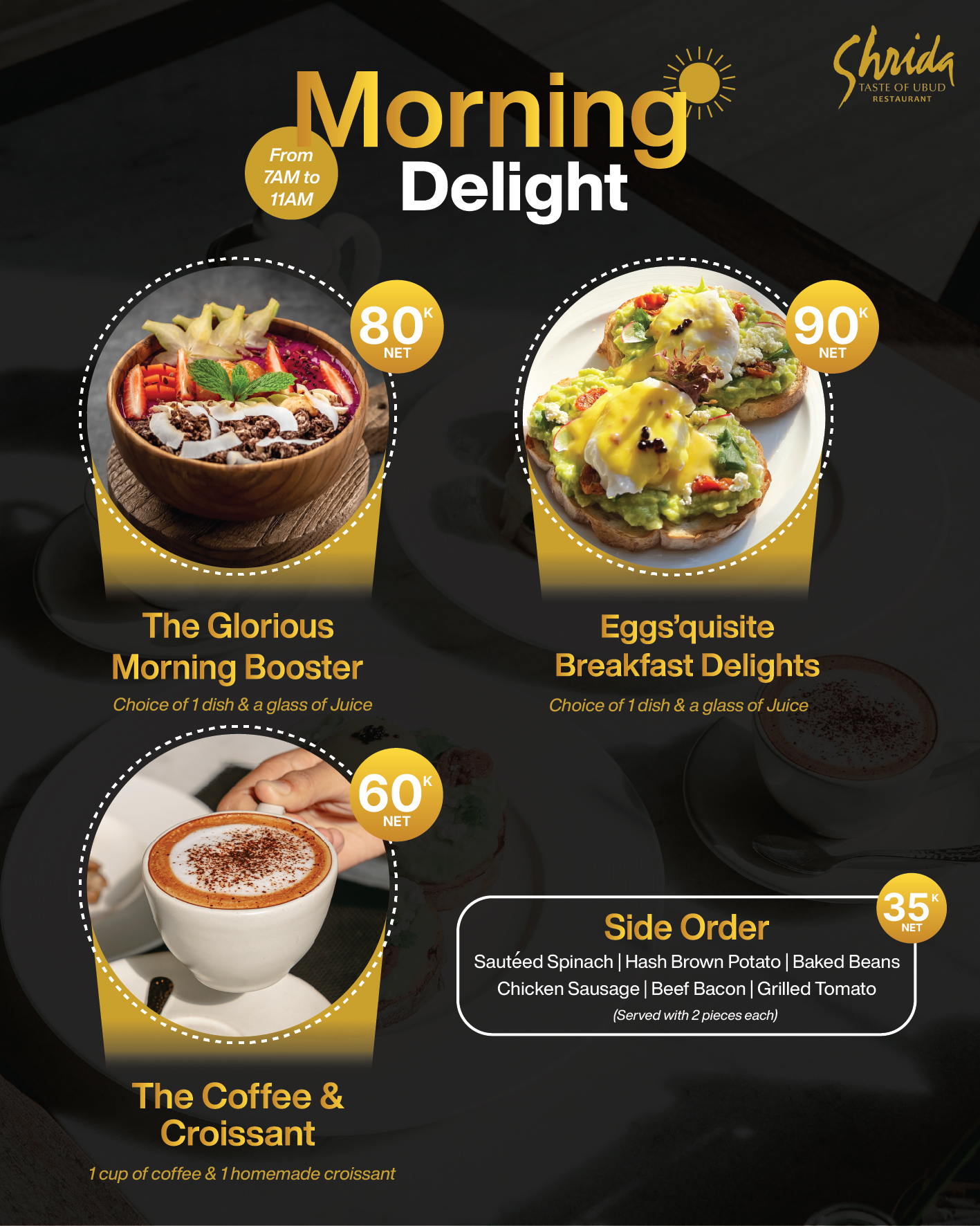 Your Breakfast Favourites, From Just IDR 60K Net